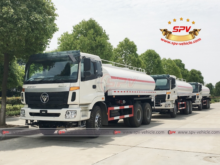 To Uganda - 3 units of Water Spraying Truck FOTON - LF